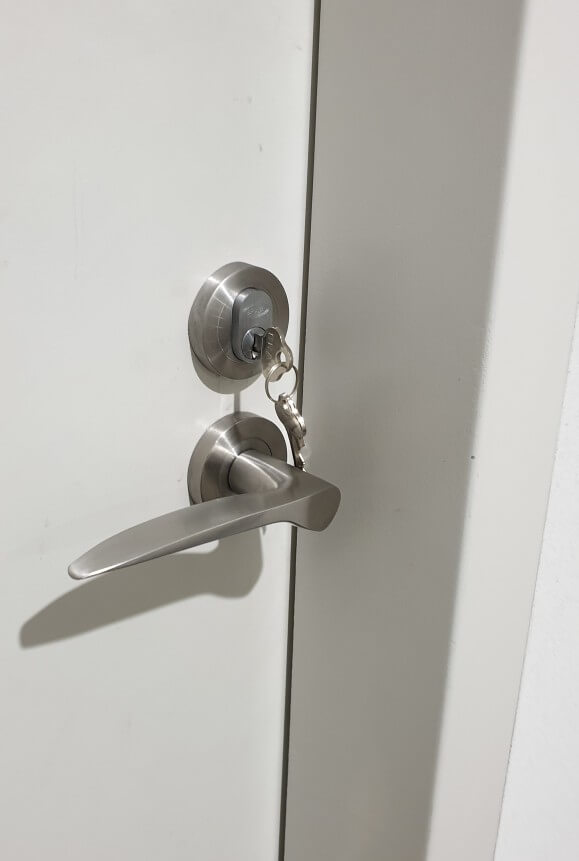 apartment door open Kensington 